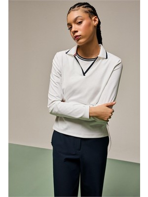 Aesco Defacto Standart Fit Polo Yaka Sporcu Tişört F9483AX26SP
