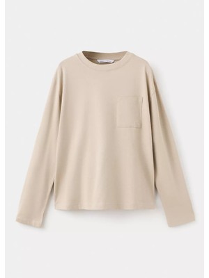 Mango Pamuklu Loose Fit Tişört