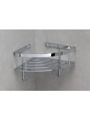 Die Grup System Banyo Duş Raf Sistemi Krom Renk 152X197X280 mm