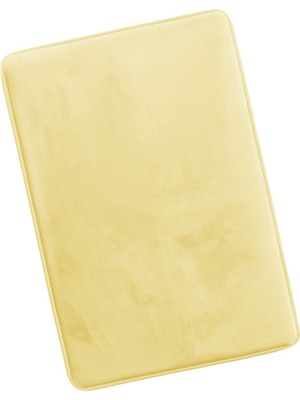 Die Grup Clara Clark Banyo Halıları, Banyo Için Ultra Yumuşak Peluş Banyo Paspası, Kaymaz, Kadife Hafızalı Köpük Banyo Halıları, 20 x 32, Sert Yumuşak Sarı