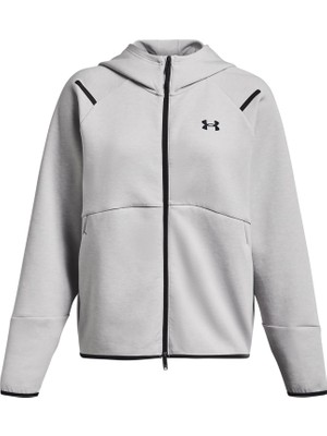Aesco Under Armour Unstoppable Fleece Fz Kadın Ceket Mod Gray / / Black Sm