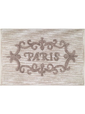 Die Grup Avanti Linens - Banyo Paspası, Pamuklu Banyo Halısı, Şık Ev Dekoru (Paris Botanik Koleksiyonu)
