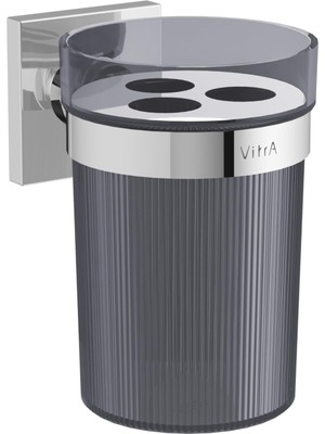 Die Grup Vitra Root A44806 Diş Fırçalığı, Krom, Duvardan