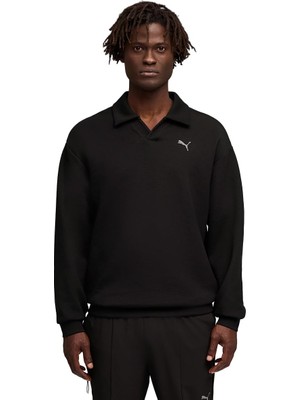 Aesco Puma Cloudspun Unısex Geniş Kesim Polo,puma Black Xs