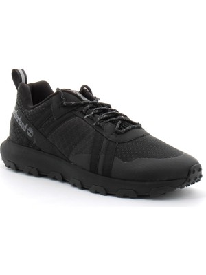Aesco Timberland Low Lace Up Sneaker Erkek Siyah Spor Ayakkabı, 44, TB0A6BS1EK91