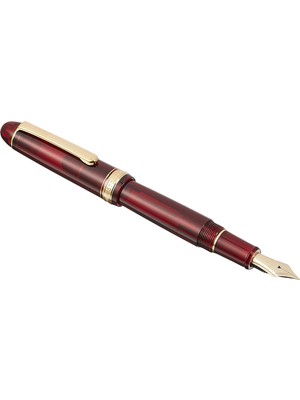 Aesco プラチナ萬年筆 Plutınum PNB13000#3776 Century Gold Trim 71 Bourgogne Ef Dolma Kalem