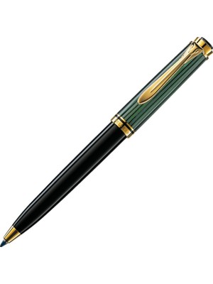 Aesco Pelikan Souveran Serisi K300 Yeşil Siyah Tükenmez Kalem