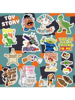Aesco Ms Major Selection Toy Story Sticker Seti-1 | Laptop Notebook Telefon Etiket