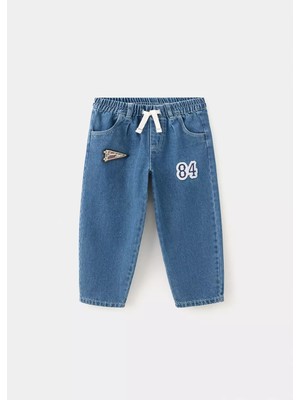 MANGO Baby Rahat kesim yamalı jean