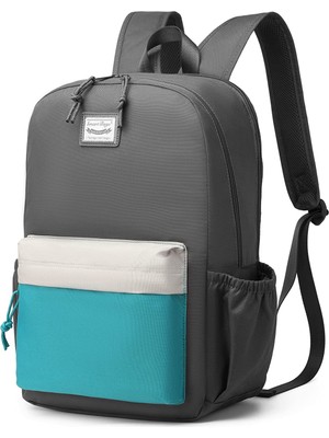 Aesco Smart Bags Sırt Çantası Okul Boyu Laptop Gözlü 3158 Koyu Gri