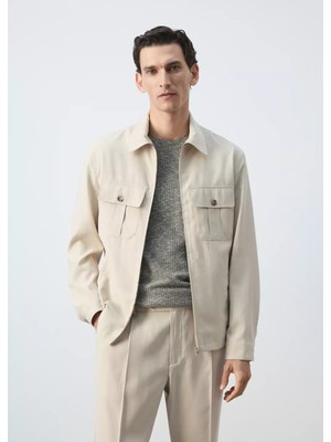 Mango Modal Regular Fit Cepli Ceket