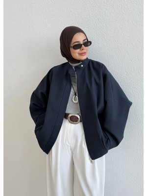 Moda Aksa 7781 Bamber Ceket Lacivert