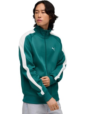 Aesco Puma Erkek T7 Always On Antrenman Ceketi, Zümrüt Buz Yeşili, M