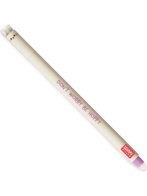 Aesco Legami - Silinebilir Jel Kalem, Silinebilir Kalem, Çap 0,8 Cm, Tavşan Teması, Isıya Duyarlı Mürekkep, Mürekkebi Çıkarmak Için Uçta Küre, Yaprak Tüketimi Yok, Uç Çapı 0,7 Mm, EP0011