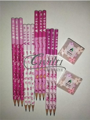 Aesco Adel Sakura Kalem & Silgi Seti