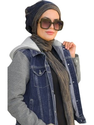 Aesco Lacivert Atkılı Bere - 30202