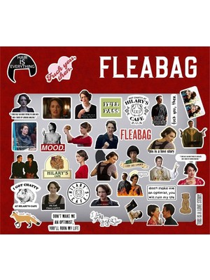 Aesco Ms Major Selection Fleabag Laptop Notebook Telefon Kılıfı Sticker Paketi