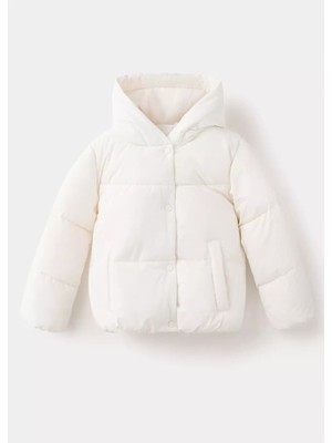 MANGO Kids Kapüşonlu kapitone anorak