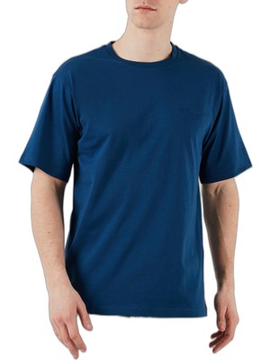 Aesco Les Benjamins% 100 Pamuk Regular Fit Bisiklet Yaka Logolu T Shirt Erkek T Shirt Lbnoosessmuts