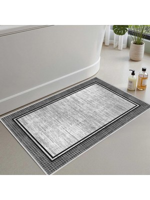 Die Grup Monnhein Banyo Paspası, Yumuşak Banyo Halısı, Kaymaz Dot Tabanlı, Su Emici, Makinede Yıkanabilir - 50 x 80 cm
