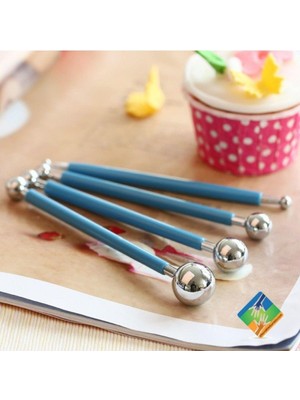 Aesco Esmay Çiçek Ütüsü 4'lü Set Top Ütü Metal Top Ütü 4 Lü Set GNSRKFAZ3756