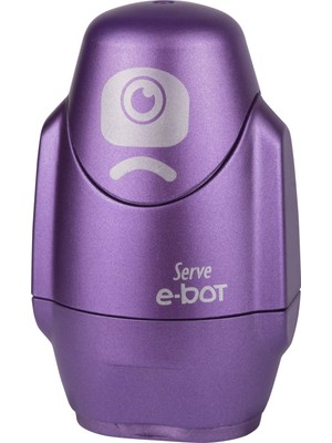 Aesco Serve E-Bot Silgili Kalemtiras Metalik Mor Tekli