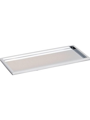 Die Grup System Tezgah Üstü Tepsi Krom Renk 12X131X301 mm Krom Tek Ebat BA2037 037 Cr