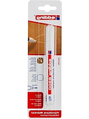 Die Grup 1.5-2 mm Yuvarlak Uçlu Saf Beyaz Mobilya Kalemi, Çizik Giderici