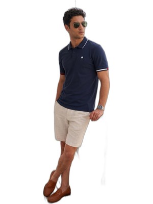 Aesco Buratti Pamuklu Regular Fit Düğmeli Polo T Shirt Erkek Polo T Shirt 5904066