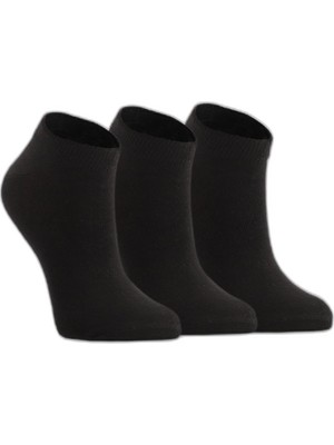 Aesco Slazenger Jaıme 3 Lü Kadın Soket Siyah Çorap