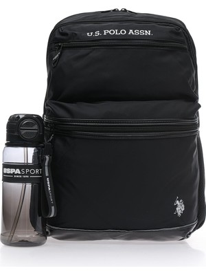 Aesco U.s. Polo Assn. U.s. Polo. Assn. Unisex Okul Çanta Seti PLSET2412814,SIYAH Tek Ebat