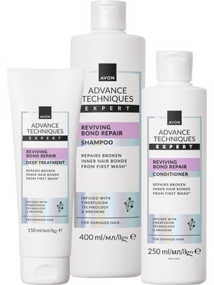 Die Grup Avon Advance Techniques Expert Saç Bağlarını Güçlendiren Canlandırıcı Bakım Paketi