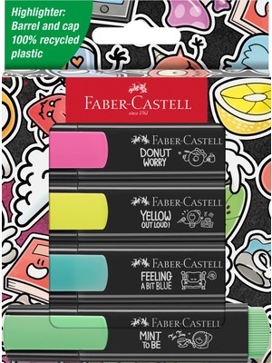 Aesco Faber-Castell Graffiti Textliner 46, 4x