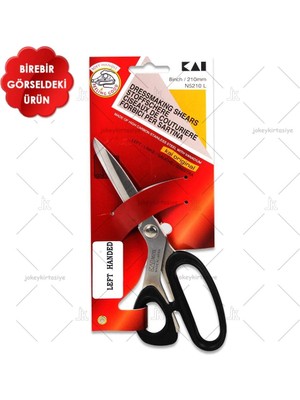 Aesco Kaı N-5210 Makas 8 Inch Siyah Saplı