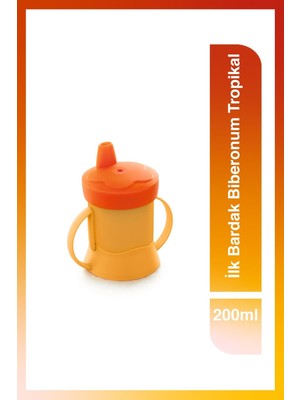 Aesco Tupperware Çocuklar Için Ilk Bardak Biberonum Tropikal 200 ml