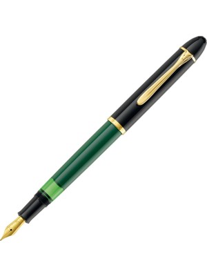 Aesco Pelikan 973271 Special Edition M120 Yeşil Siyah Dolma Kalem - B Uç