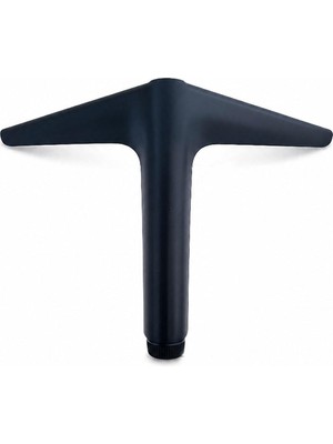 Aesco Aydos 12 cm Mat Siyah Metal Mobilya Ayağı Kanepe Koltuk Dolap Ayağı Modern Sağlam Şık Tasarım