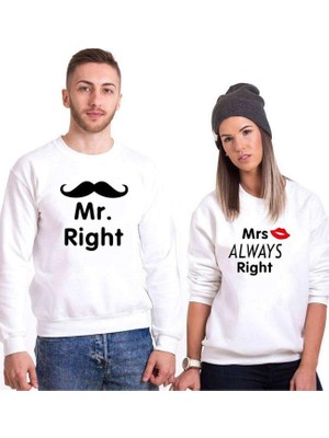 Aesco Tshirthane Mr. Mrs. Fare Sevgili Kombinleri Sweatshirt Kombini, Erkek, L-Tek Ürün Fiyatıdır, Kombin Yapmak Için En Az 2 Adet Sepete Ekleyiniz
