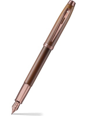 Aesco Sheaffer 9374-0 100 Serisi Dolmakalem, M Uç, Kahve