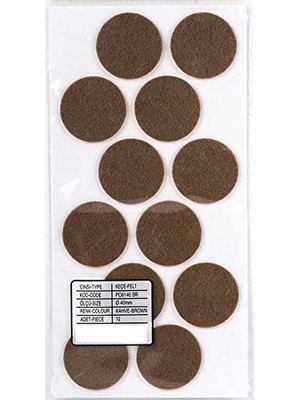 Aesco Masa - Sandalye Altı Keçe Çap 40MM