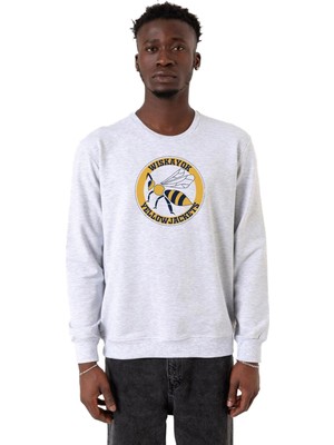 Aesco Tshirthane Wiskayok Yellowjackets Logo Karmelanj Erkek 2ip Sweatshirt P23589S1019, S