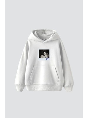 Aesco Tarzsokak Asap Rocky Baskılı Oversize Unisex Premium Beyaz, BEYAZ-327, M