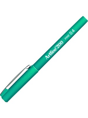 Aesco Artline 200N Fine Keçe Uçlu Yazı Kalemi, 0.4 Mm, Koyu Yeşil