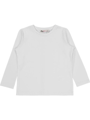 Aesco Civil Girls Sweatshirt Km, 19K82144125W1, Beyaz, 3-4 Yaş