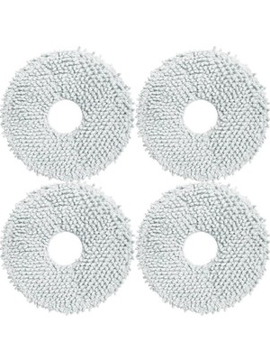 Die Grup Roborock ile Uyumlu Qrevo Curv,qrevo Curv 5A1,QREVO Curv X,qrevo Curv 2 Pro-Qrevo S/qrevo Maxv/qrevo Pro/qrevo C/qrevo L/qrevo Curv/qrevo Master Mikrofiber Mop Bezi Yedek Paspas Seti-4 Adet