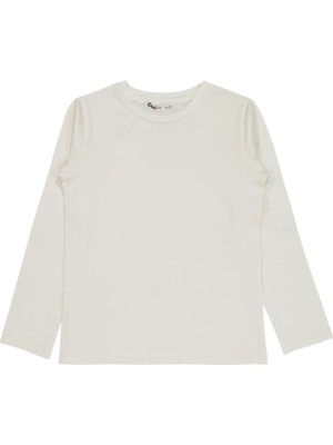 Aesco Civil Girls Sweatshirt Km, 19K82144225W1, Ekru, 8-9 Yaş