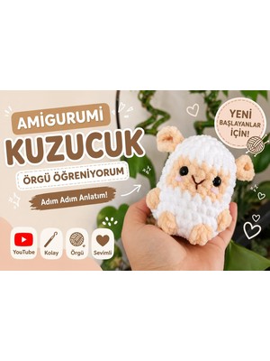 Aesco Amigurumi Kuzucuk Örgü Öğrenme Kiti, Başlangıç Seviyesi
