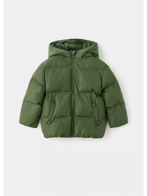 Mango Kapüşonlu Kapitone Anorak