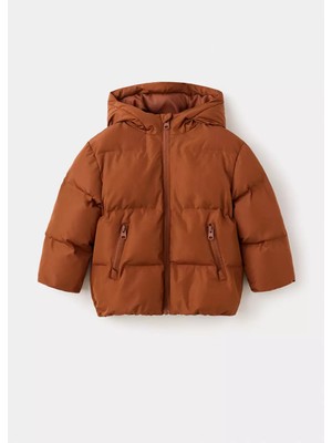 Mango Kapüşonlu Kapitone Anorak