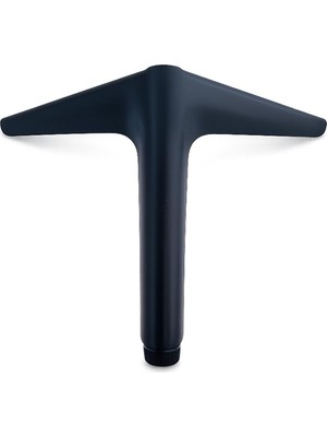 Aesco Aydos Metal Ayak 15 cm Mat Siyah Mobilya Ayağı Dayanıklı Modern Dekoratif Tasarım Kolay Montaj